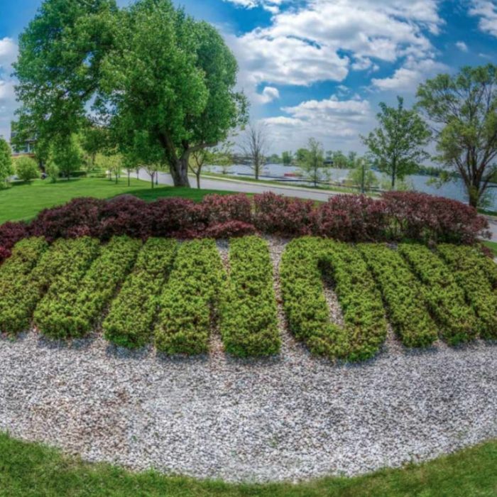 Entrance into The Village at Winona